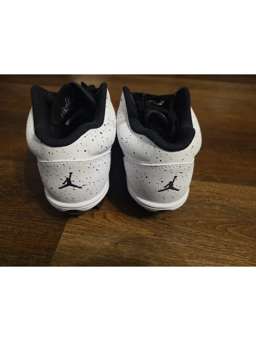 Size 9.5 - Air Jordan Stadium 90 TD Cleat 'White Black' HQ0210 100 Men's